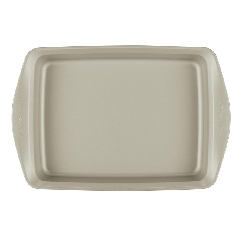 Rachael Ray Nonstick Bakeware Set without Grips includes Nonstick Baking Pan with Lid and Muffin Pan / Cupcake Pan - 3 Piece, Silver - Image 4